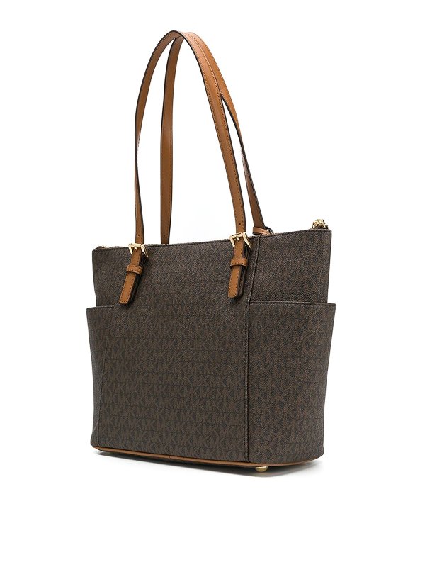 Bolsa michael kors jet set monogram hotsell