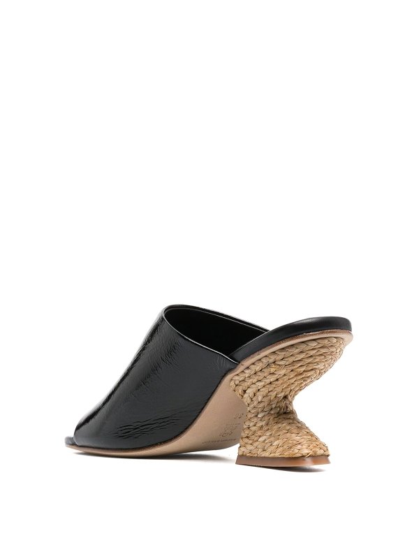 iKRIX Paloma Barcelò: sandals - Sculpted heeled sandals with band