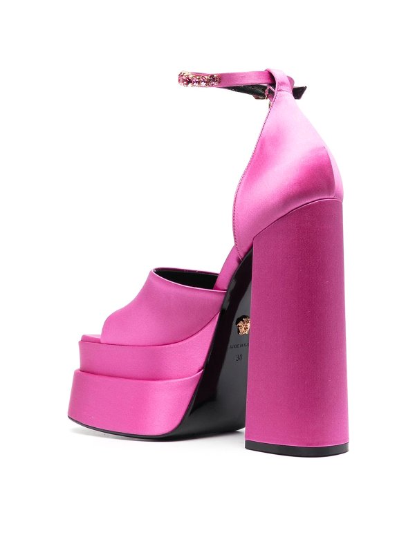 iKRIX VERSACE: sandals - Medusa charm platform sandals