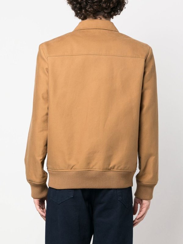 Ribbed hem/cuffs jacket shop online: A.P.C.