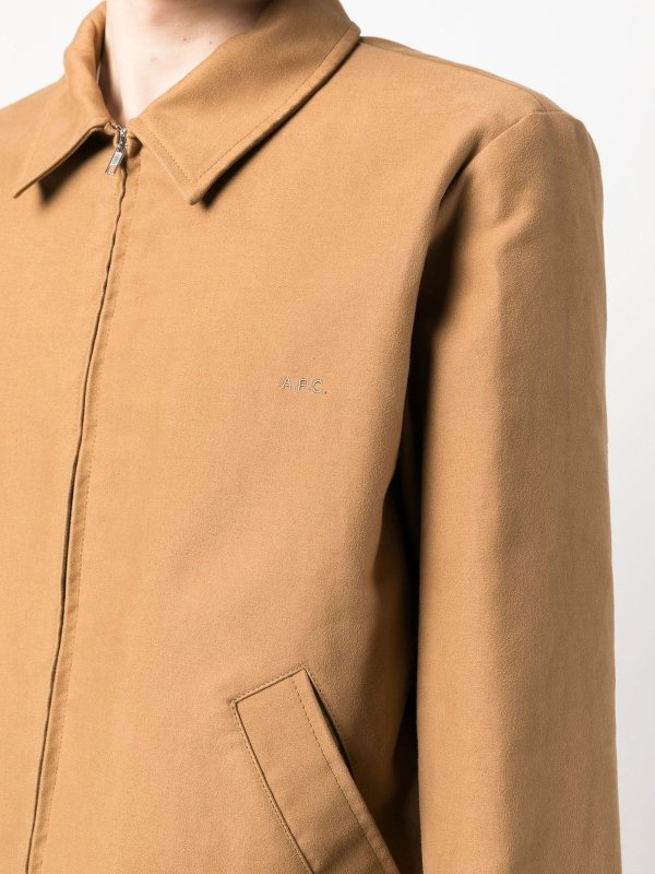 A.P.C. buy online Ribbed hem/cuffs jacket