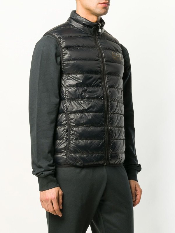 iKRIX EA7 Emporio Armani: ダウン・ハイテクジャケット - ダウンジャケット - 黒