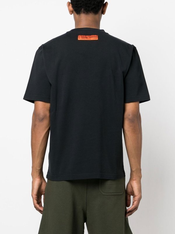 Neckline printed Tee shop online: Heron Preston