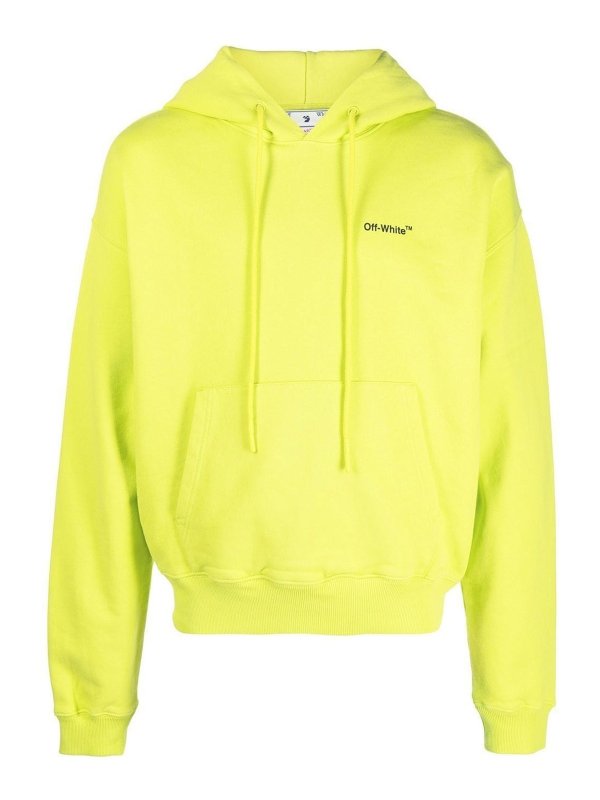 OFF-WHITE: スウェット＆セーター - スウェットシャツ/セーター - 緑