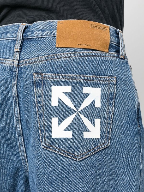 OFF-WHITE buy online Logo patch shorts