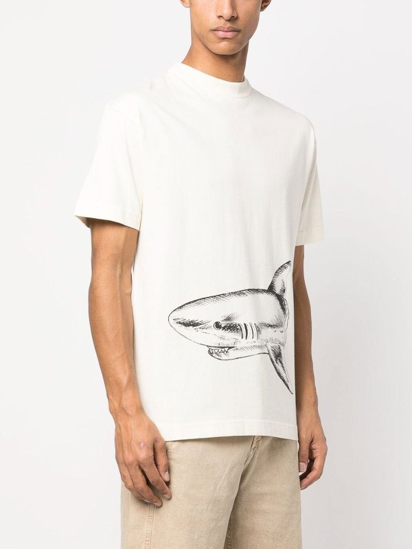 iKRIX Palm Angels: t-shirts - Broken shark Tee
