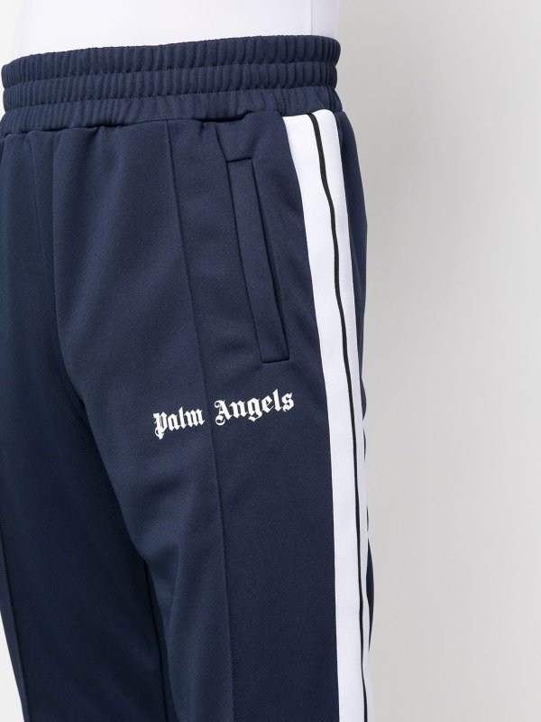 Palm Angels buy online Side striped detailed trousers