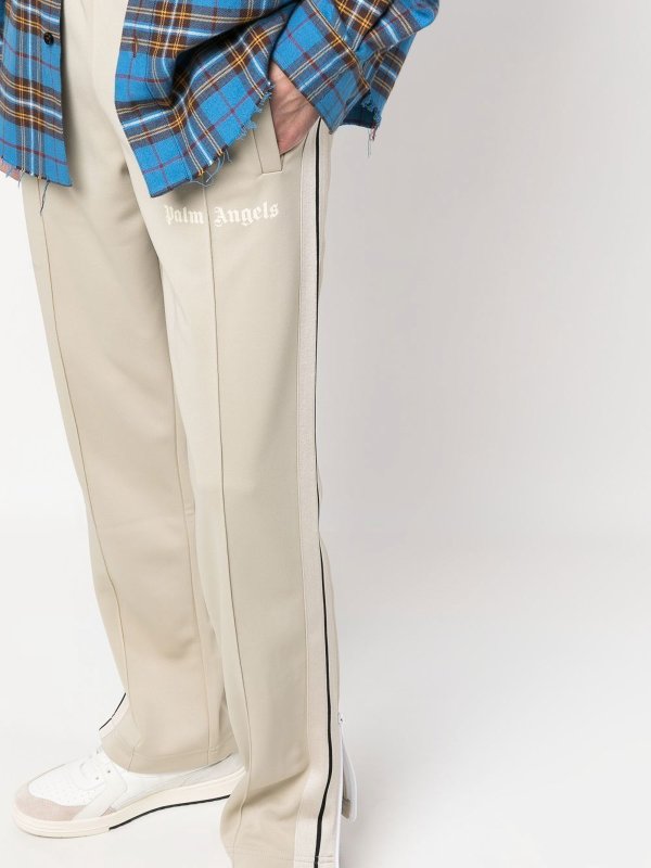 Palm Angels buy online Side striped detailed trousers