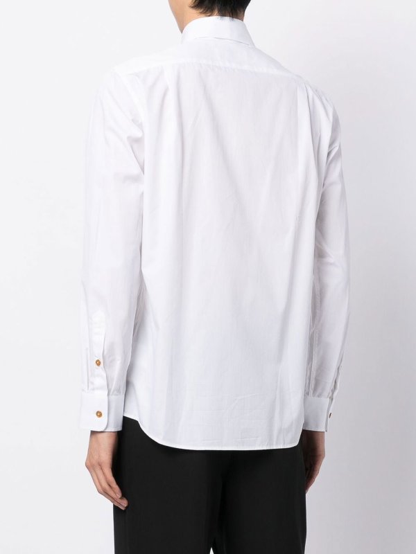 Camicia abbottonata con ricamo a orbita shop online: VIVIENNE WESTWOOD