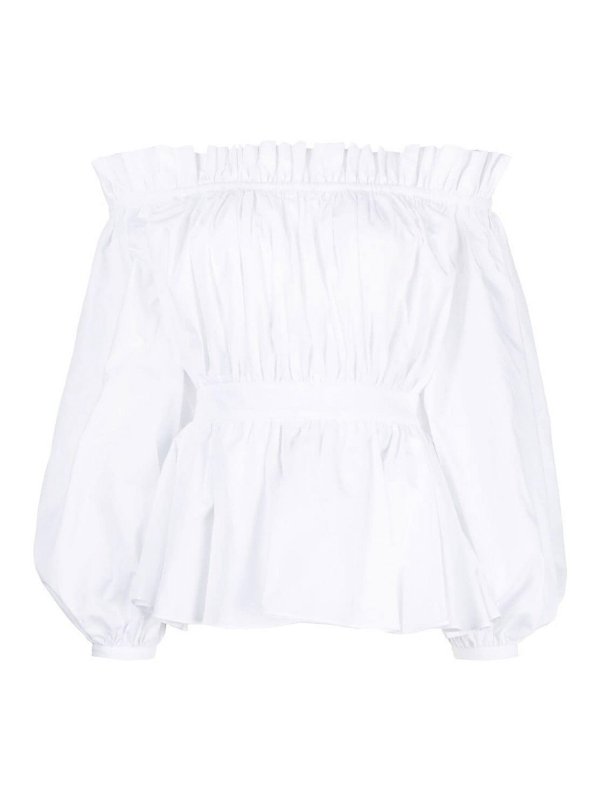 ALEXANDER MCQUEEN: blouses - Bardot blouse