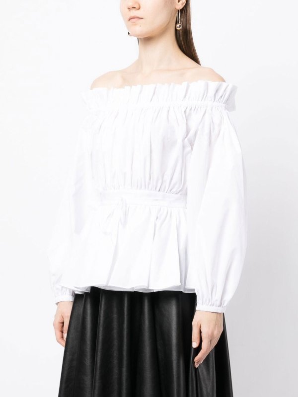 iKRIX ALEXANDER MCQUEEN: blouses - Bardot blouse