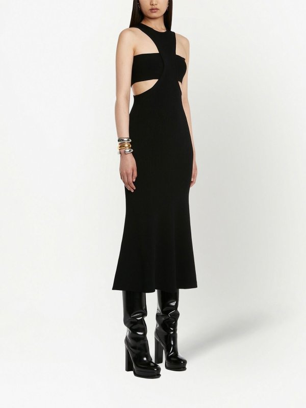 ALEXANDER MCQUEEN: Vestidos media pierna online - Vestido Midi - Negro