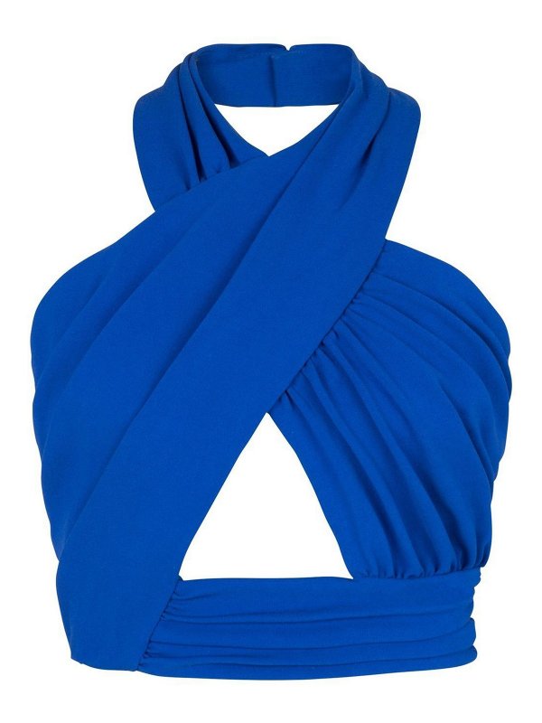 Balmain: トップス＆タンクトップ - トップ/タンクトップ - ブルー