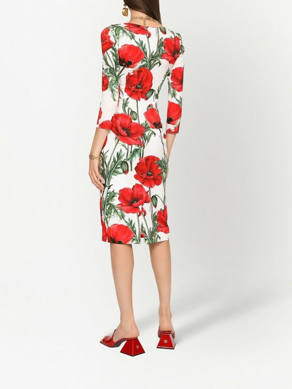 iKRIX DOLCE & GABBANA: Robe longueur genou - Robe Au Genou - Blanc