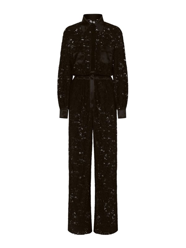 DOLCE & GABBANA: Combinaison-pantalons - Combinaison - Noir