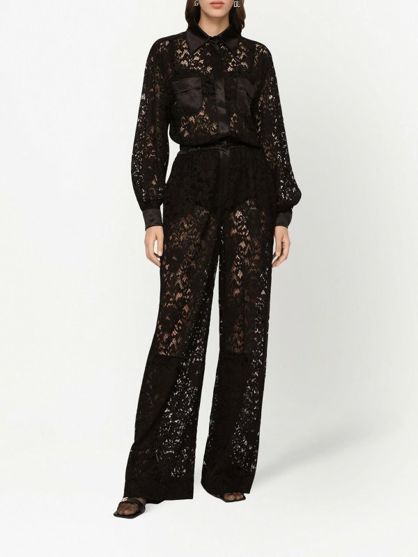 DOLCE & GABBANA: Combinaison-pantalons online - Combinaison - Noir