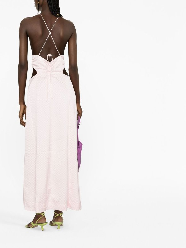 The Best Shops GANNI: abiti lunghi - Abito lungo con collo alto