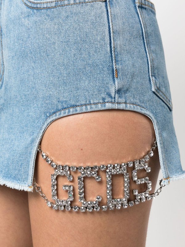 GCDS buy online Minifalda - Azul Claro