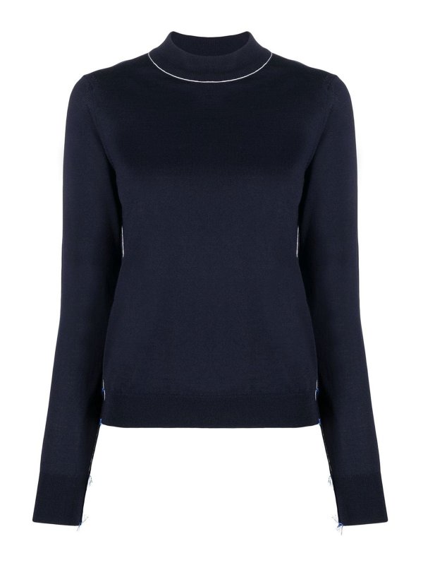 Maison Margiela: crew necks - Wool crewneck