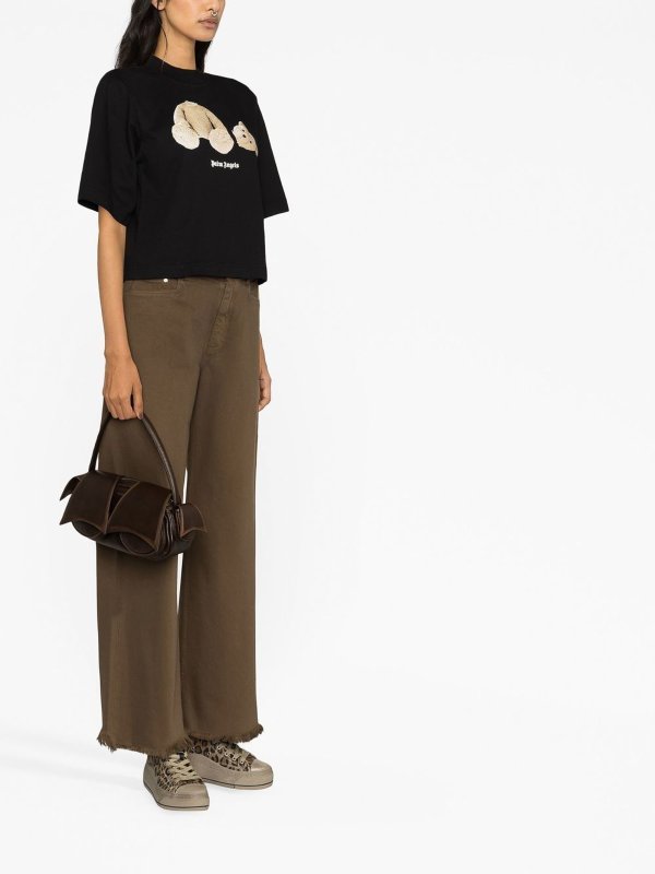 Palm Angels: T-shirts online - T-Shirt - Schwarz