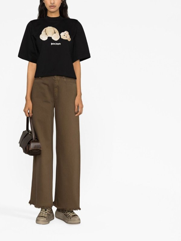 iKRIX Palm Angels: T-shirts - T-Shirt - Schwarz