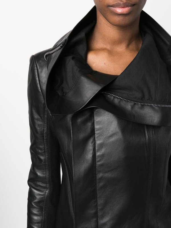 RICK OWENS buy online Zipped leather jacket