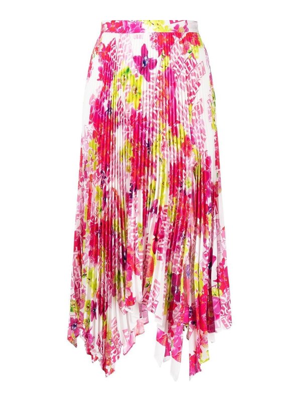 VERSACE: Knee length skirts & Midi - Pleated skirt