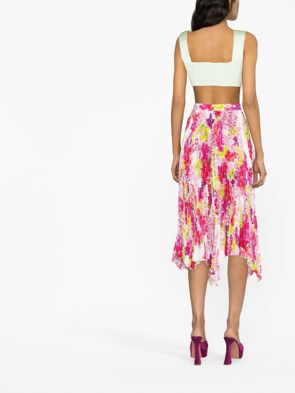 Pleated skirt shop online: VERSACE