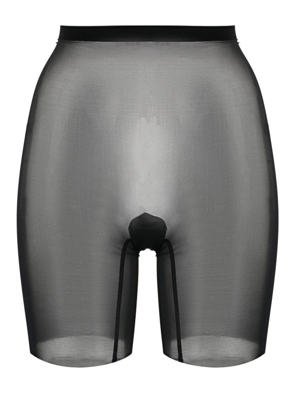 WOLFORD: Hosen Shorts - Shorts - Schwarz