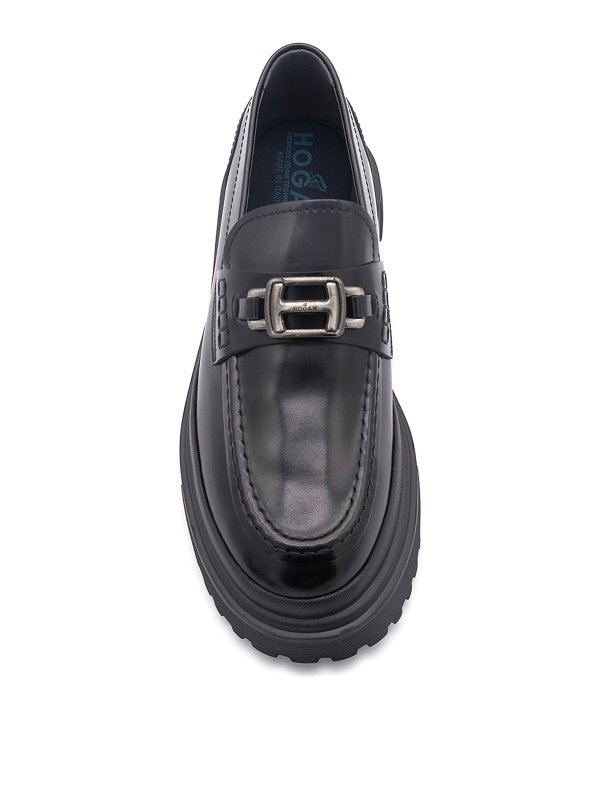Leather loafers shop online: HOGAN