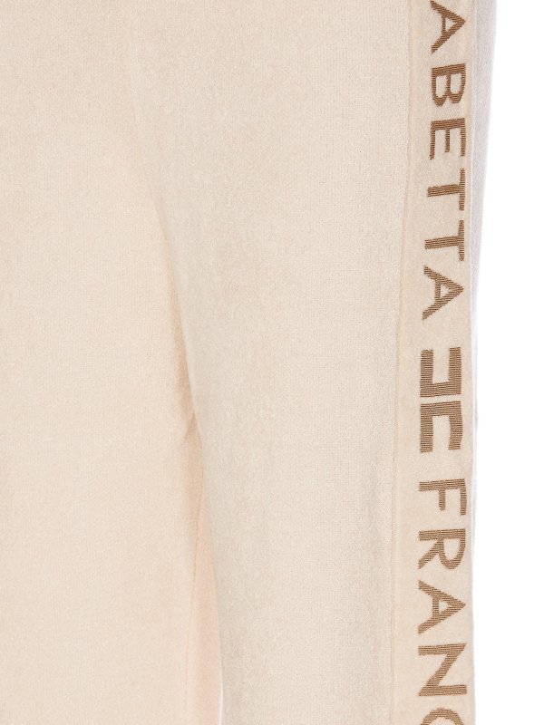 iKRIX ELISABETTA FRANCHI: スウェットパンツ - トラックスーツ ボトムス - 白