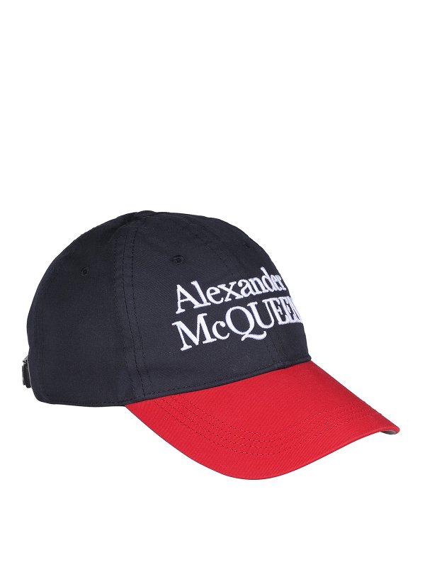 ALEXANDER MCQUEEN: hats & caps online - Front logo baseball cap