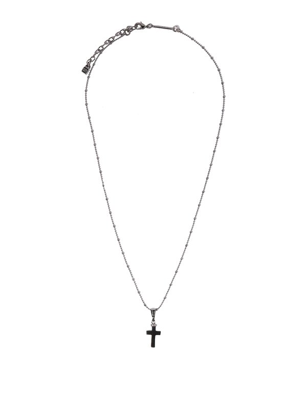 DSQUARED2: Necklaces & Chokers - Cross pendant necklace