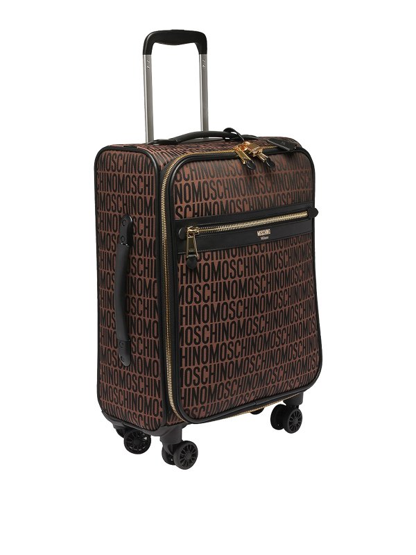 MOSCHINO: Borse da viaggio online - Trolley con logo all over