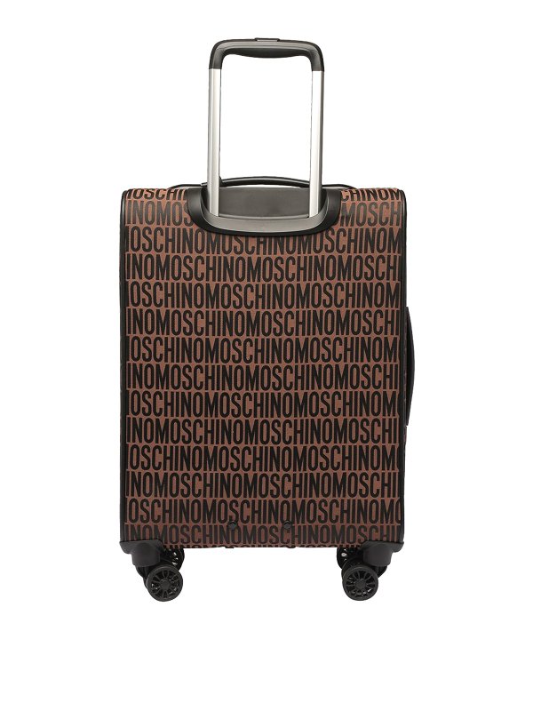 The Best Shops MOSCHINO: Borse da viaggio - Trolley con logo all over