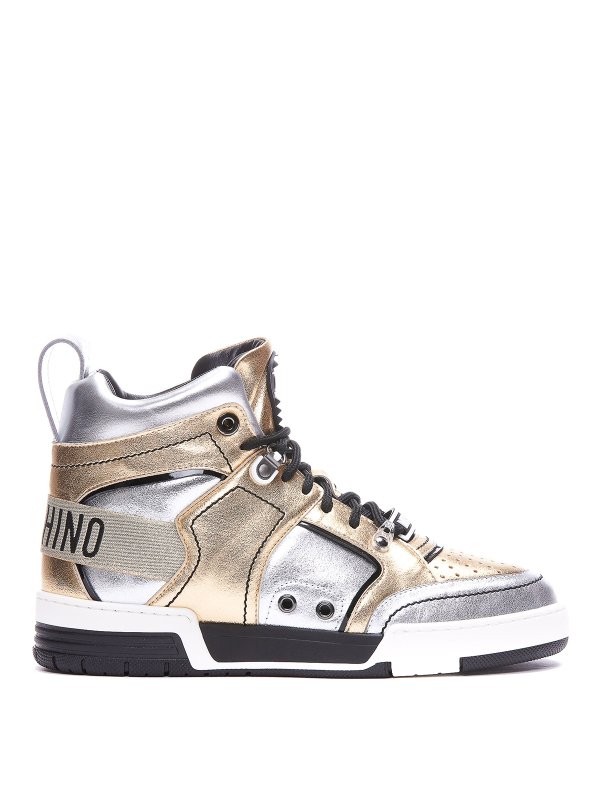 MOSCHINO: trainers - High top sneakers