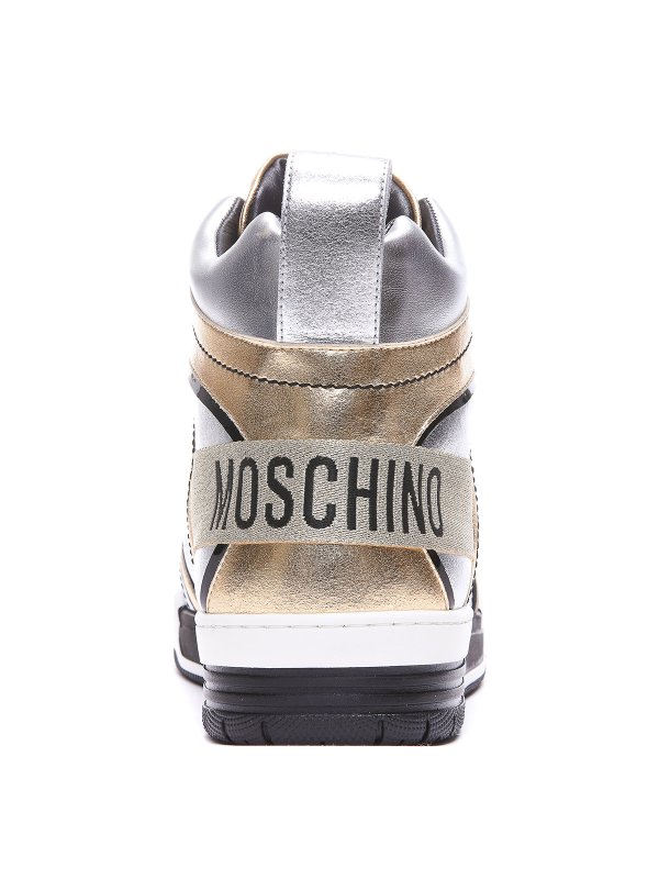 High top sneakers shop online: MOSCHINO