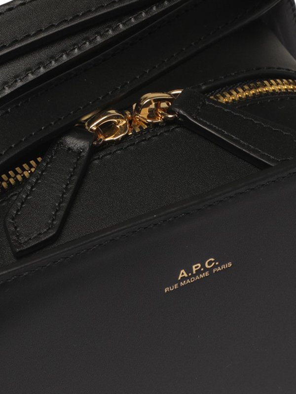 Trapezoid shape bag shop online: A.P.C.