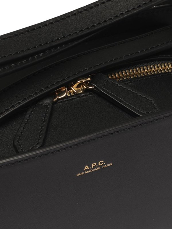 Trapezoid shape bag shop online: A.P.C.