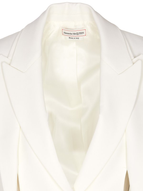ブレザー - 白 shop online: ALEXANDER MCQUEEN