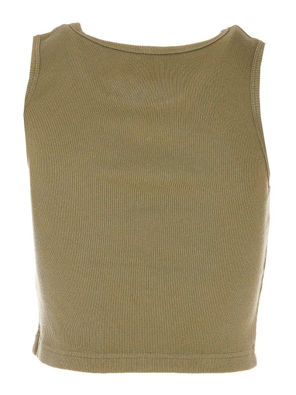 R13: Tops & Tank tops online - Green cotton top