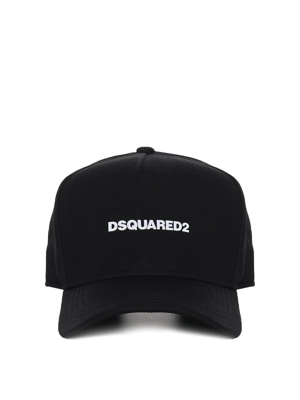 DSQUARED2: hats & caps - Ukrainered2 peaked cap with logo