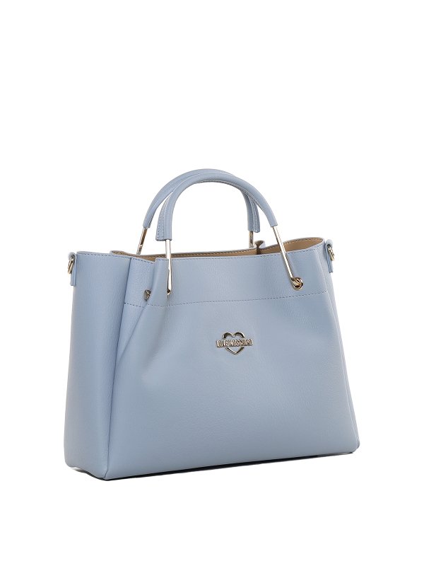LOVE MOSCHINO: Handtaschen online - Shopper - Hellblau