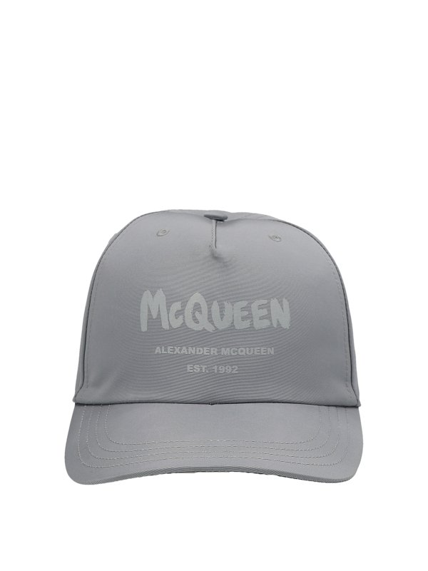 ALEXANDER MCQUEEN: hats & caps - Tonal graffiti cap
