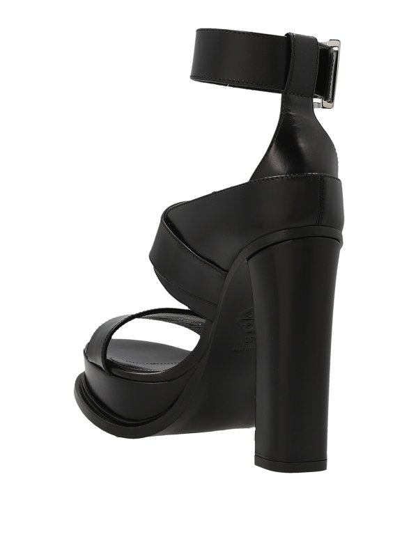 ALEXANDER MCQUEEN: Sandales online - Sandales - Noir