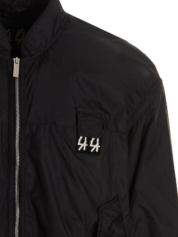 44 Label Group Logo bomber jacket - Black - Men|B0030235FA162099