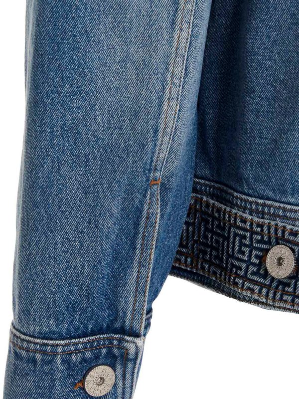 Jeansjacke - Hellblau shop online: Balmain