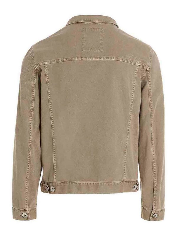BRUNELLO CUCINELLI: デニムジャケット online - デニムジャケット - ベージュ