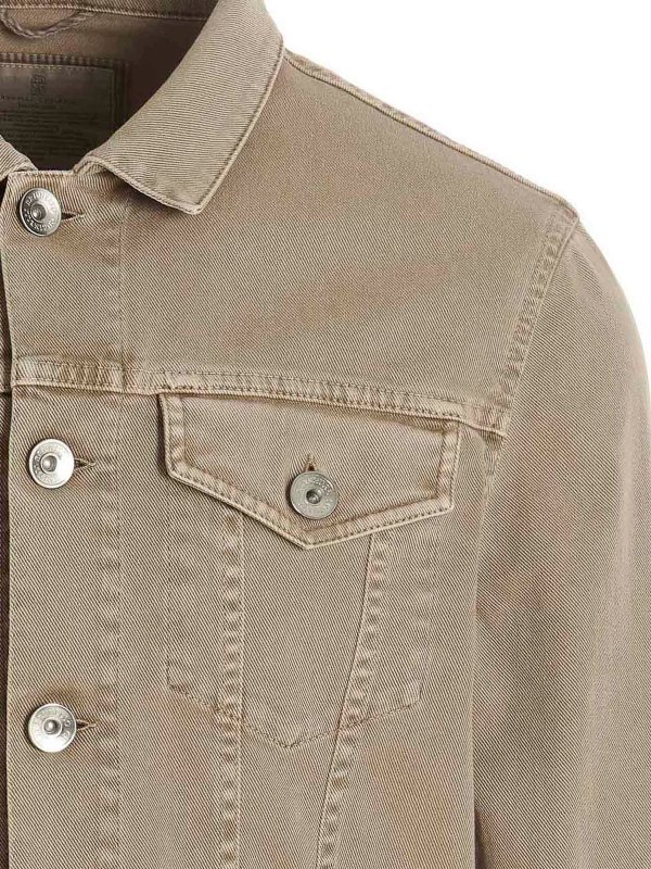 iKRIX BRUNELLO CUCINELLI: デニムジャケット - デニムジャケット - ベージュ