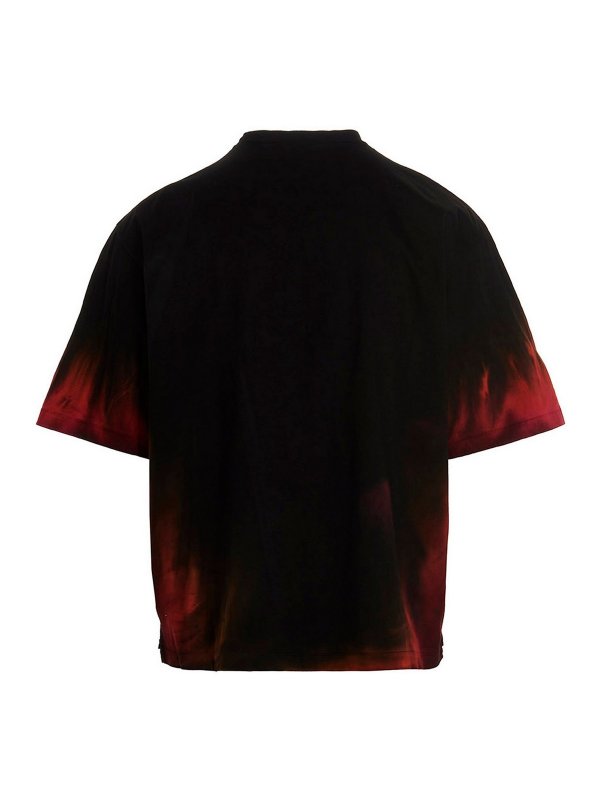 DSQUARED2: t-shirt online - T-shirt d2 goccia di fiamma